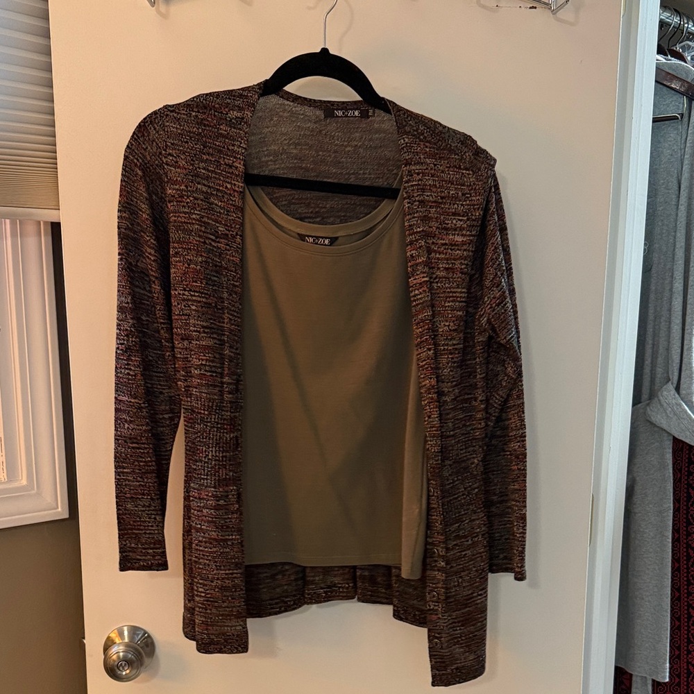 NIC+ZOE Multicolor Cardigan Sweater